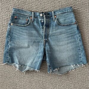 Levi’s 501 Denim Short- Raw Hem